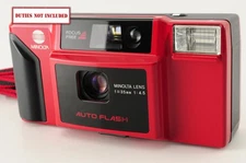 Rare! [Top MINT] Minolta FS-E Red Point & Shoot 35mm Film Came From JAPAN #27