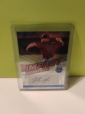 2023 Panini Elite Extra Edition-Landon Sims #II-LSM-Impact Impressions Auto AD1