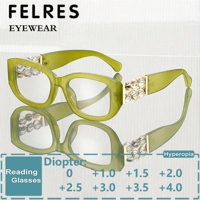 Women Personality Blue Light Blocking Reading Glasses Clear Lens Readers Glasses