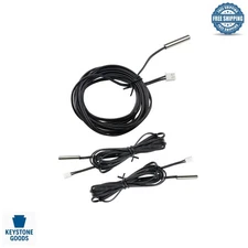 2m 3pcs Waterproof NTC 10K Temp Sensor Probes with Extension Cable
