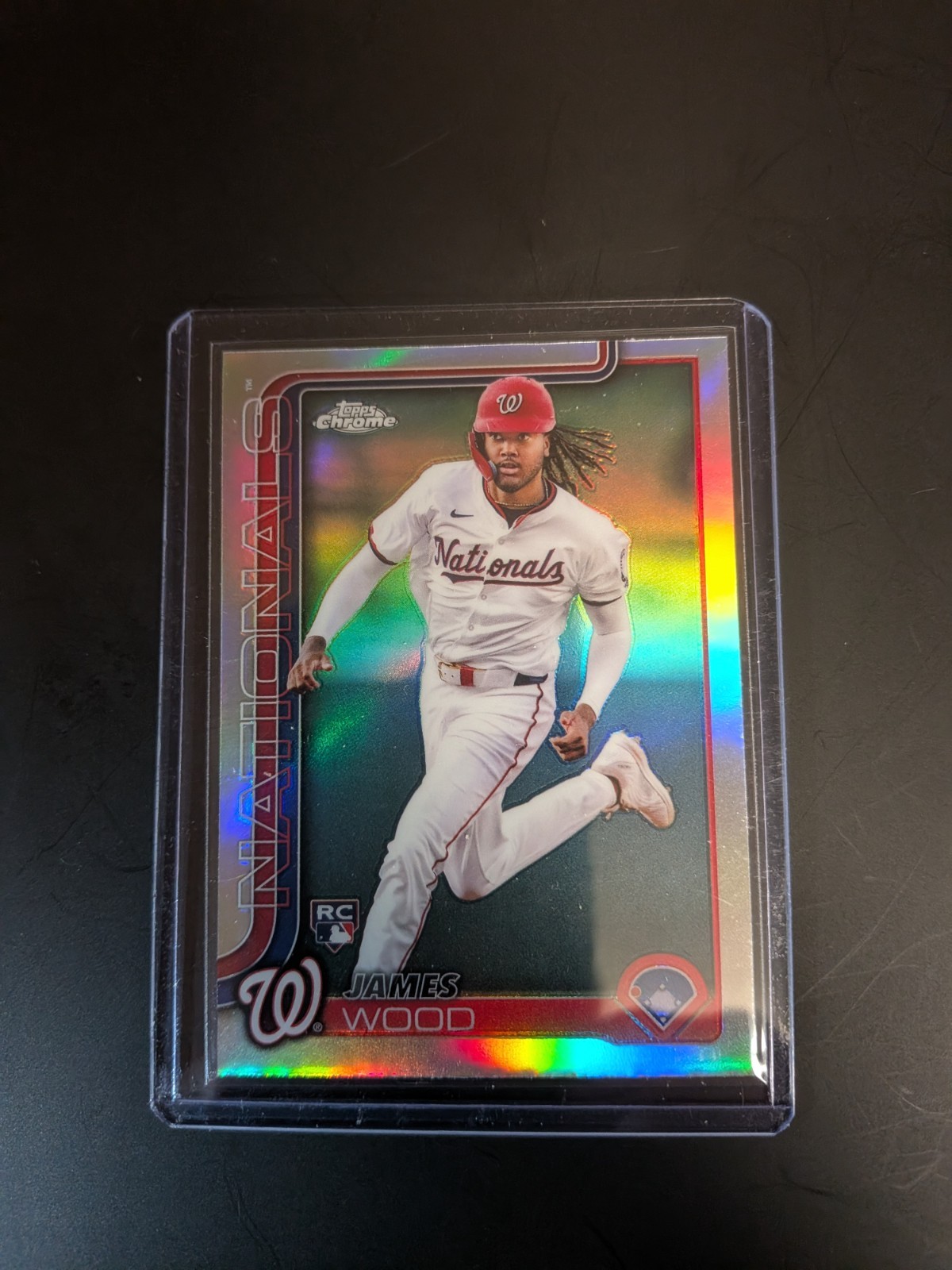 2025 Topps Chrome - James Wood #132 Prism Refractor (RC)