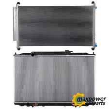 Radiator & AC Condenser Cooling Kit For 2005-10 Honda Odyssey 3.5 V6 3471CC SOHC