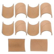 10Pcs Paper Tubes for Kids Creative DIY Art Projects Chocolate Color