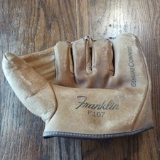 1950s 1960s Franklin F107 Kids Baseball Glove RARE 