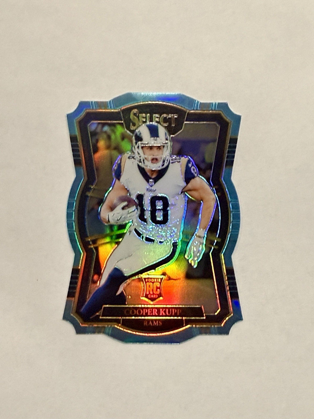 2017 Panini Select - Premier Level Die-Cut Cooper Kupp #170  Blue Prizm /99 (RC)