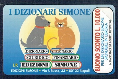 GIAN Telefonkarte PRP Golden 164  CANE E GATTO 2000  Neu