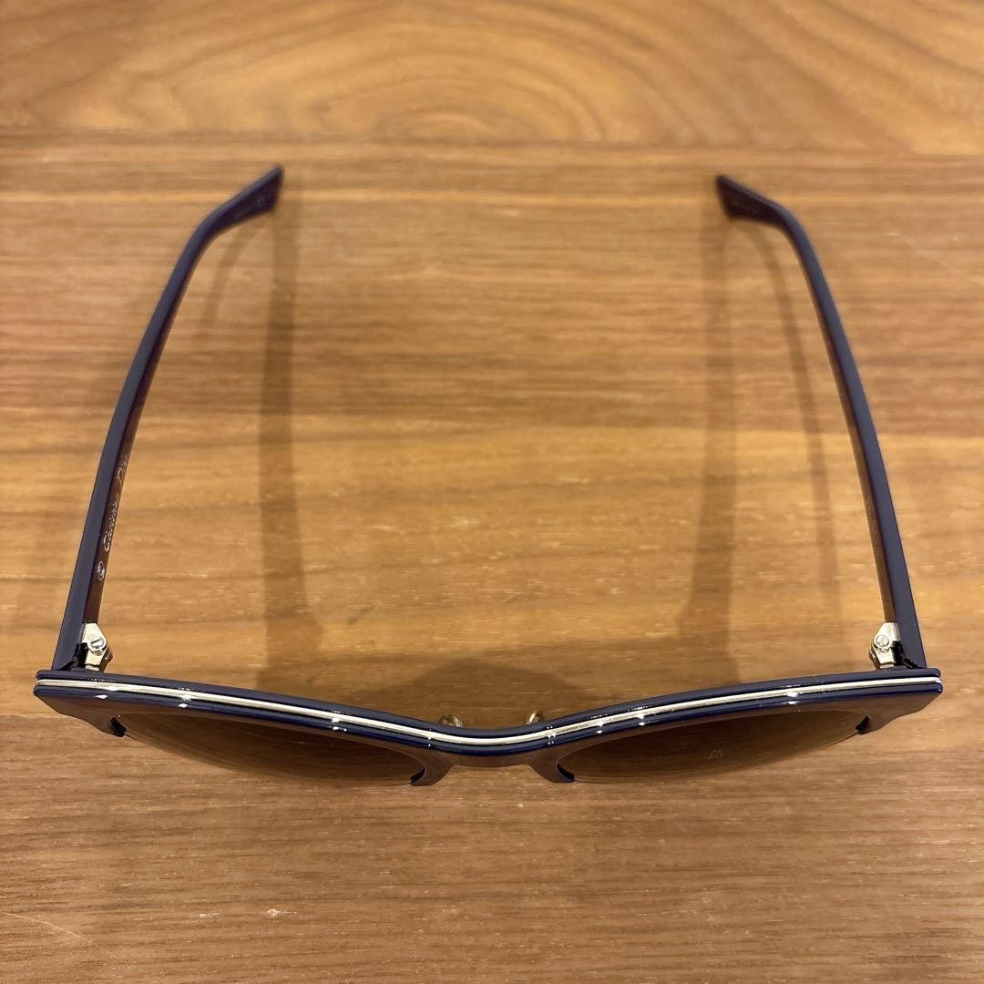 Christian Dior Cat Eye Sunglasses Navy Frame Black Lenses