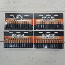 Duracell Power Boost AA Batteries Lot of 4 96 Count 4x24 Packs Expires 2037