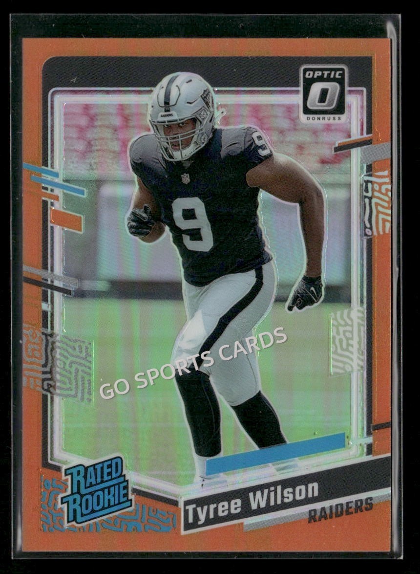 2023 Panini Donruss Optic Rated Rookies Orange Prizm /249 Tyree Wilson #262