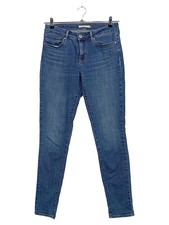 Jeans donna Levis skinny fit 711 W28/36/S blu elasticizzato casual