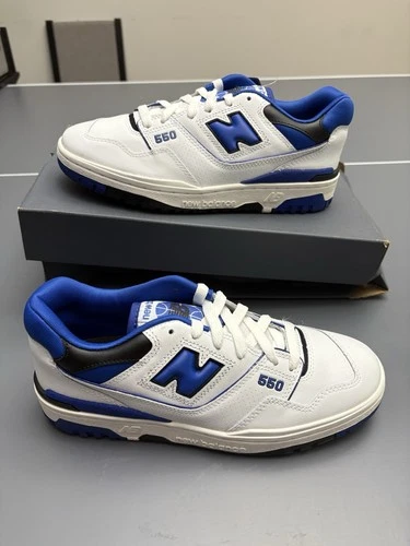 New Balance 550 White Blue Men’s Size 8 Brand New Bb550sn1 Damaged Box