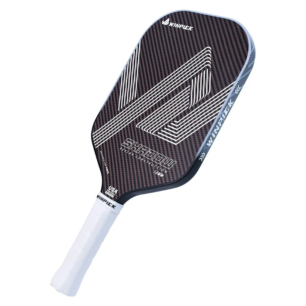 Kevlar Fiber Pickleball Paddle - Lightweight Control Spin Power Grip  