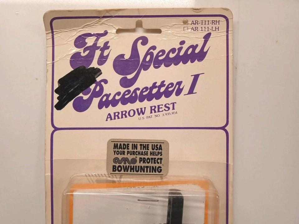 Golden Key Futura FT Special Pacesetter I Arrow Rest AR-111-RH NOS - Image 2 of 4
