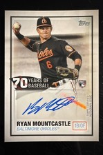 2021 Topps - 70 Years of Baseball Autographs Ryan Mountcastle #70YA-RM (AU, RC)