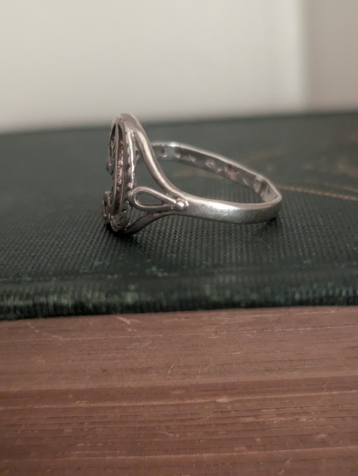 Sterling Silver Monogram Initial D Ring Size 8 Vt… - image 8