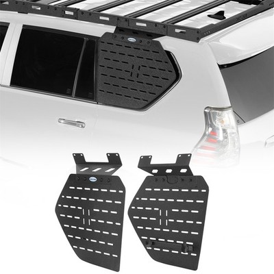Rear Steel Window Storage MOLLE Panel Mount Brackets For 2010-2023 Lexus GX460