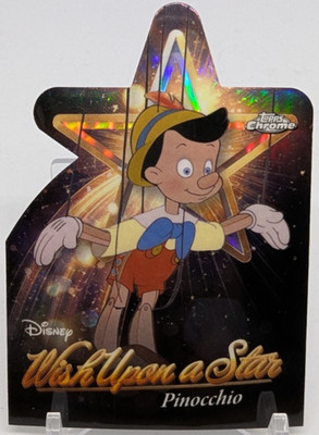 🔥2025 Topps Disney Wonder PINOCCHIO Wish Upon A Star Chrome Die