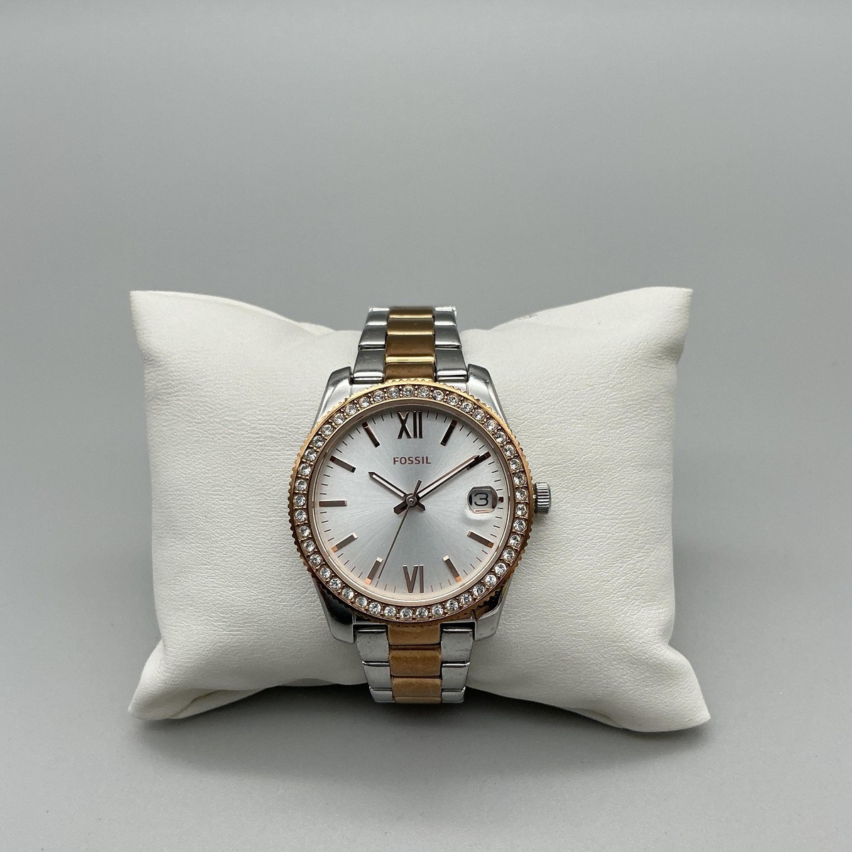 NWT Fossil Scarlette Quartz Crystal Silver Dial Ladies Watch Fossil-Women-s-Scarlette-Mini-  main image 4