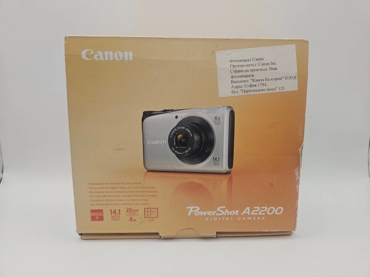 Canon PowerShot A2200 Canon PowerShot Digital Cameras for sale - eBay