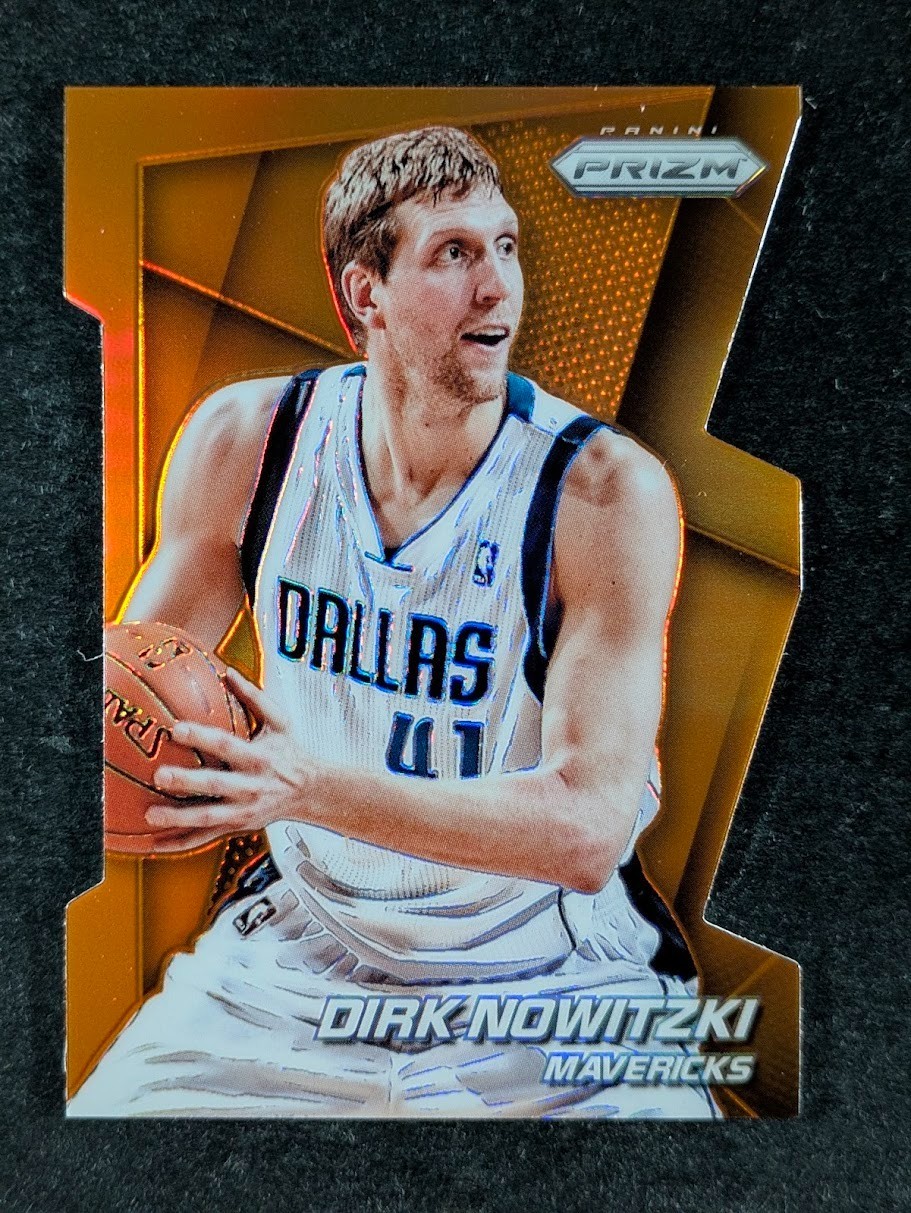 2014-15 Panini Prizm DIRK NOWITZKI 26/139 Orange Die-Cut Prizm Mavericks #121
