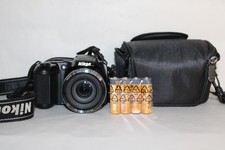 Nikon COOLPIX L330 Digital Bridge Camera 20MP 26x Optical Zoom Black Tested