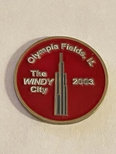 Rare 2003 U.S. Open Championship 1" Coin Style Golf Marker - Olympia Fields CC