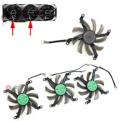 For Leadtek GTX1080ti WINFAST HURRICANE Video Card Fans T129215SU Cooling Fan