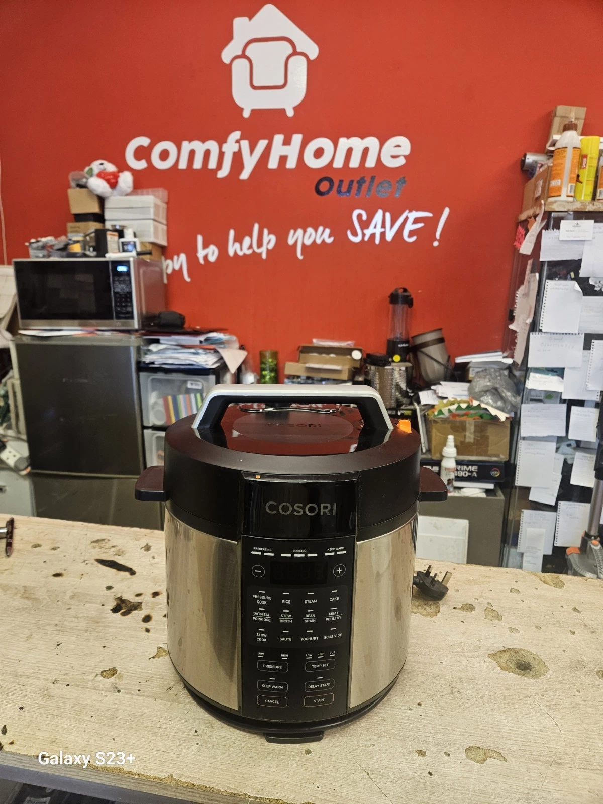 COSORI Electric Pressure Multi Cooker 5.7L, Recipe Book, 9-in-1, Steamer, Rice &