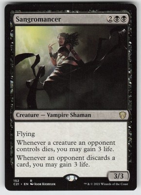 MP-01 Played Sangromancer 152 Commander 2021 R