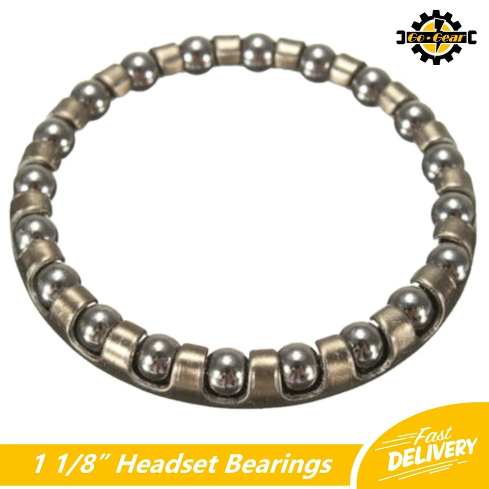 BIKE & CYCLE HEADSET BEARINGS (PAIR) -1 1/8" inch Threaded Threadless Ahead Road - Image 3 of 4