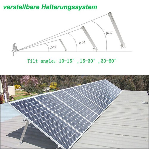 Solarmodul Aufständerung Solarpanel verstellbar Halterung Dach Balkonkraftwerk - Bild 2 von 7