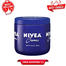 Authentic NIVEA Creme Body, Face and Hand Moisturizing Cream, Fresh, 13.5 Oz Jar