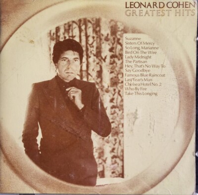 Leonard Cohen Greatest Hits CD VG Suzanne Who By Fire Bird On The Wire
