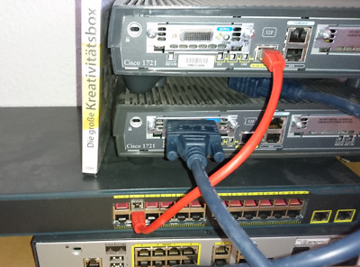 cisco certification ccna , ccnp  labor lab 3 Routers 1 Switch