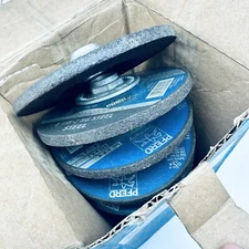 10-Pack PFERD 61038 4-1/2"X1/4" Grinding Wheel, 5/8-11 Thd, Type 27, SG Steel