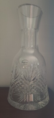 Wedgwood Cut Lead Crystal Caraffe Pitcher Water Wine Royal Collection Majesty