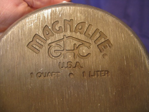 Magnalite 1 Quart Pot GHC Anodized With Lid Vintage Qt Sauce Soup Pan USA - Picture 6 of 12