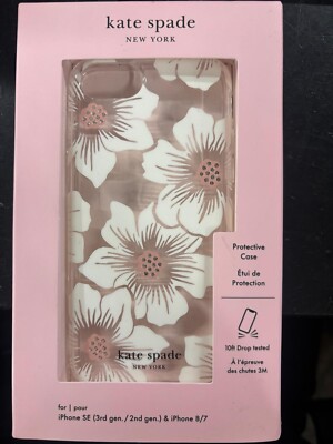 Kate Spade NY iPhone SE (3rd/2nd Gen)/iPhone 8/7 Case New In Box - Hollyhock
