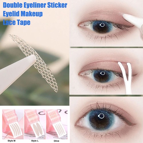 Double Eyelid Tape Invisible Adhesive Eye Lift Strips Makeup Lace Stickers. - Picture 5 of 12