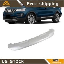 For 2016-2017 Ford Explorer Front Lower Bumper Valance Panel Skid Plate Silver