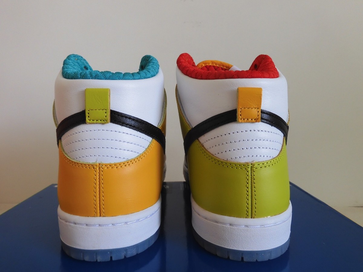 NIKE SB DUNK HIGH PRO QS FROSKATE ALL LOVE WHITE-GOLD-MULTI