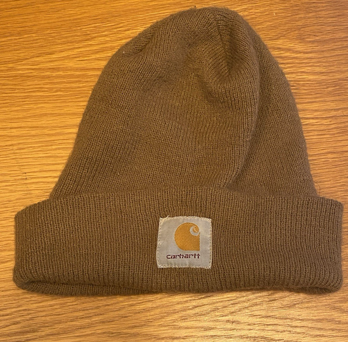 Carhartt A18 Mens Acrylic Beanie Hat Brown One Size