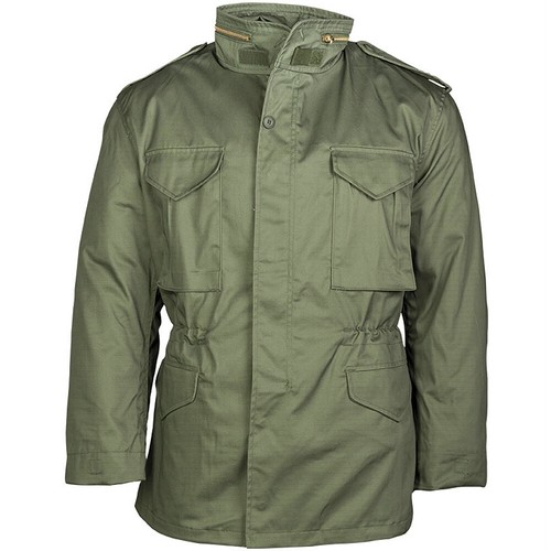 CLASSIC M65 ARMY COMBAT FIELD JACKET MILITARY PATROL STYLE MENS COAT OLIVE S-5XL - Bild 1 von 9