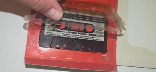 1986 Gi Joe Box Special Mission Brazil complet Rare Cassette tape - Imagen 17 de 17
