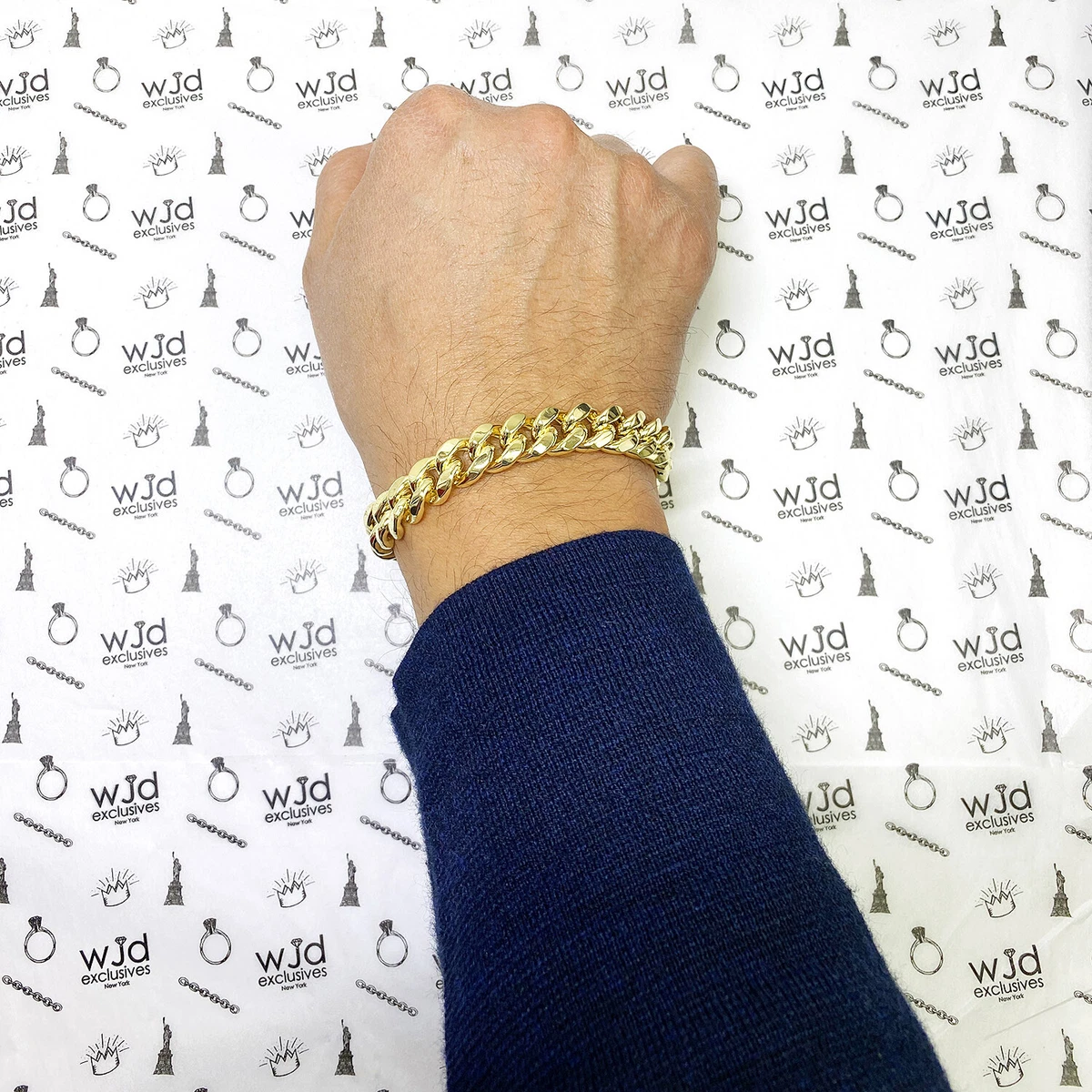 Hollow cuban link bracelet deals