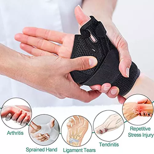 Daumenschiene Bandage Spica mit Handgelenkstütze bei Arthritis & Karpaltunnelschmerzen - Bild 4 von 19