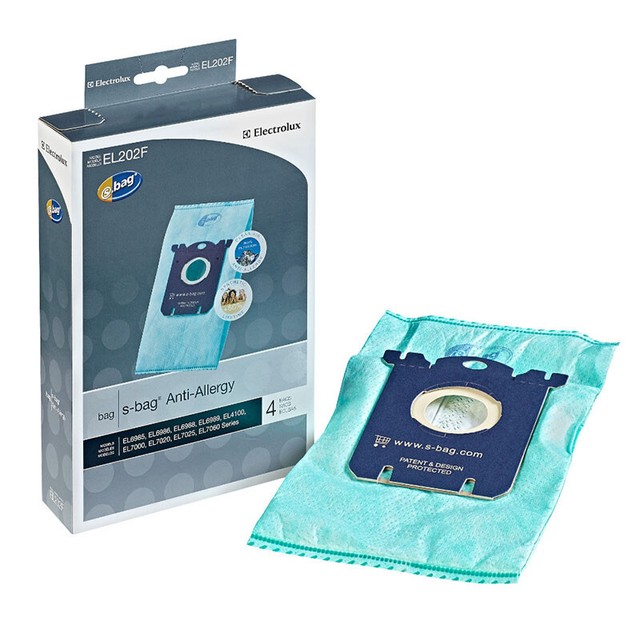 4 Vacuum Bags, Electrolux Type S AntiAllergy Part EL202F, EL202G eBay