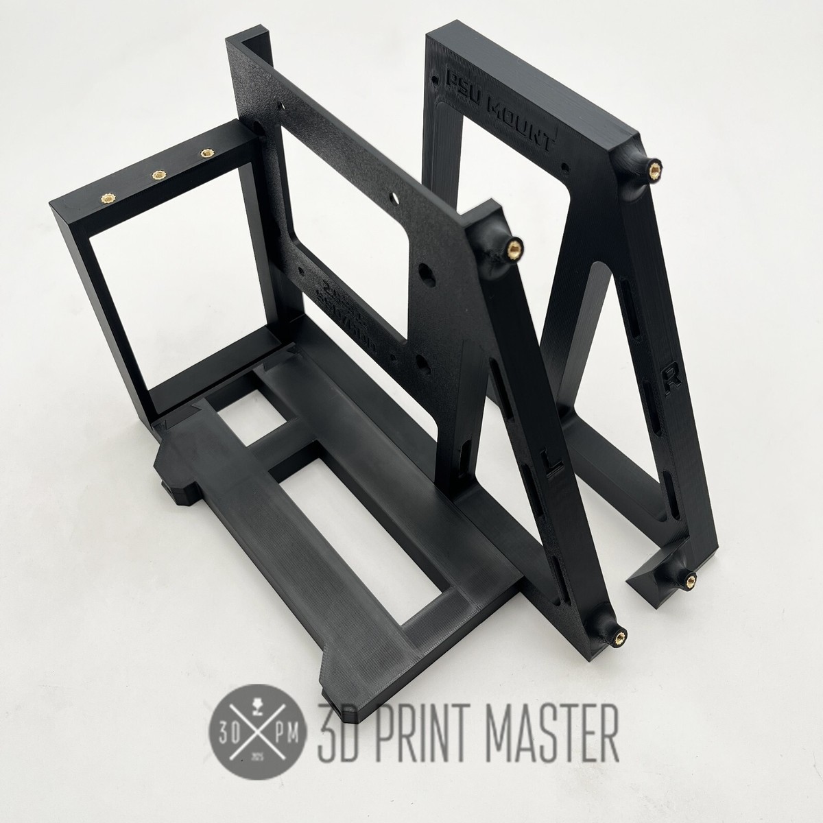 ATX Test Rig Crypto Mining / PC Test Bench Motherboard Stand + GPU Riser -  3D Printed (ATX) 6 Gpu Mining Case Stackable