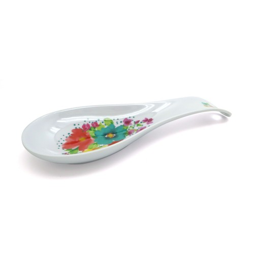 Pioneer Woman Breezy Bouquet Kitchen Tools & Crock Starter 20Pc Set Teal Floral - Picture 5 of 7