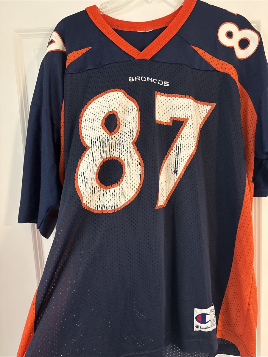 VTG Denver Broncos #87 Ed McCaffrey Football Jersey Men's 52 LARGE